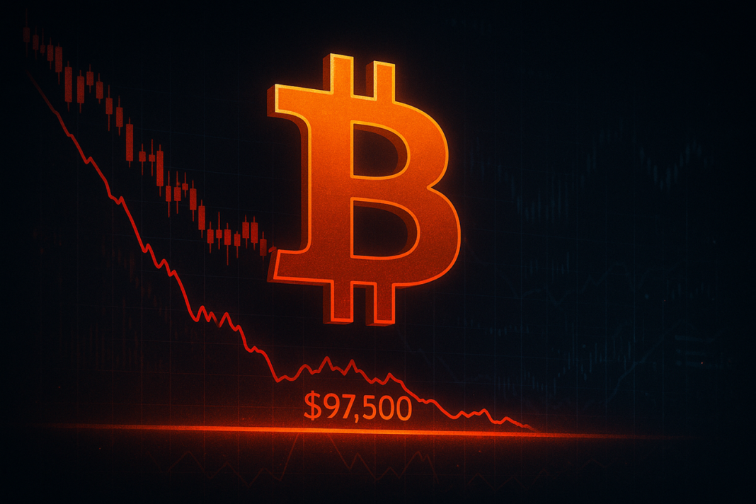 Bitcoin Could Drop To $97,500 If This Key On-Chain Level Fails, Glassnode Warns