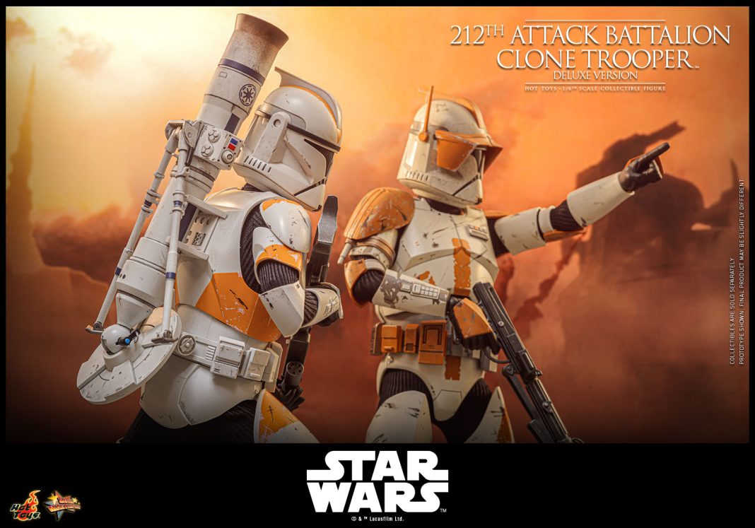 Hot Toys Unveils New 1/6 Scale Star Wars 212th Battalion Clone Trooper