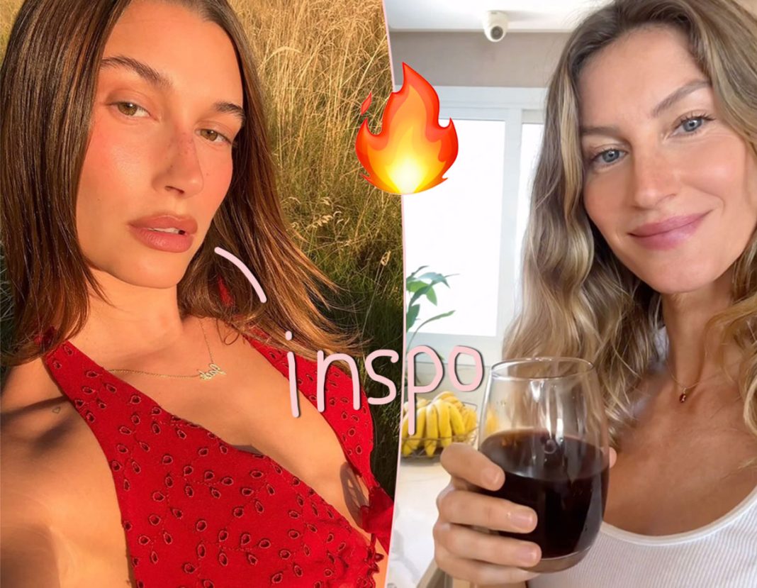 Hailey Bieber Channels Gisele In Sexy New Victoria's Secret Lingerie Shoot!