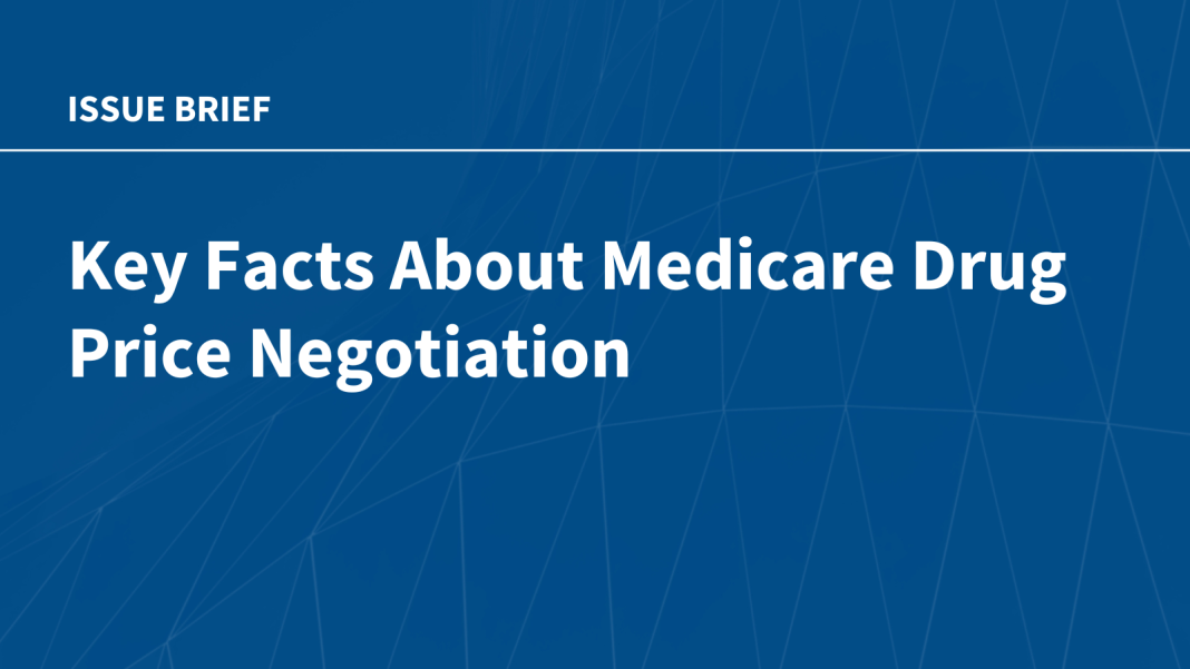Key Facts About Medicare Drug Price Negotiation