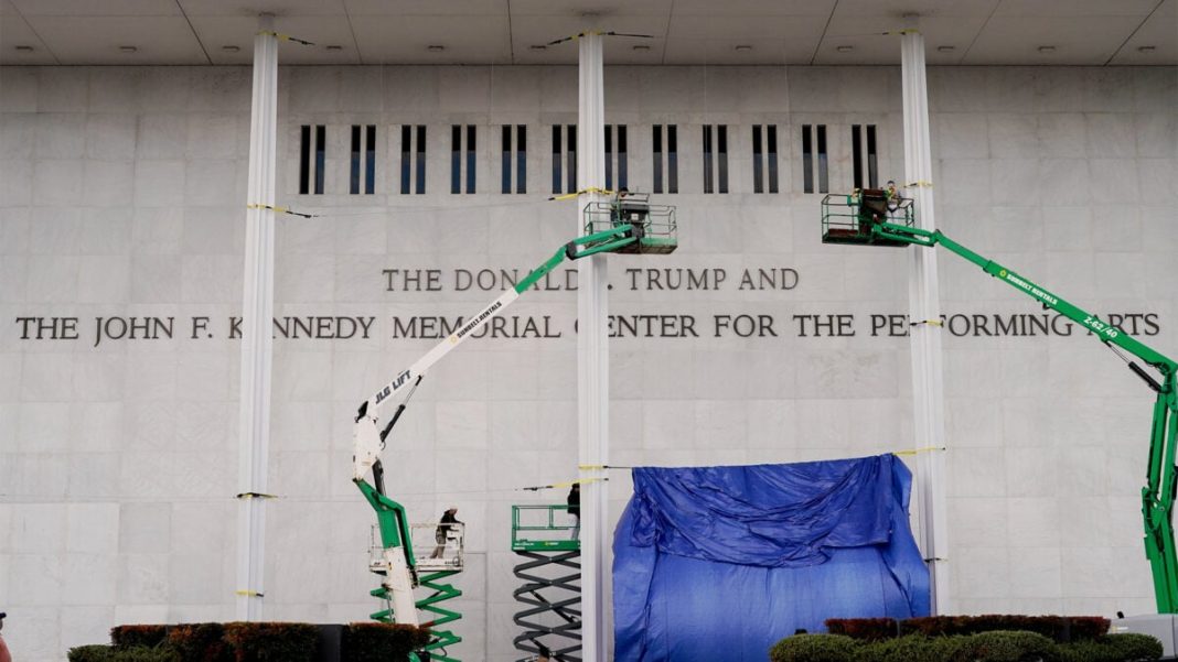 The Kennedy Center Has Scrubbed Trump's Name Off its Website