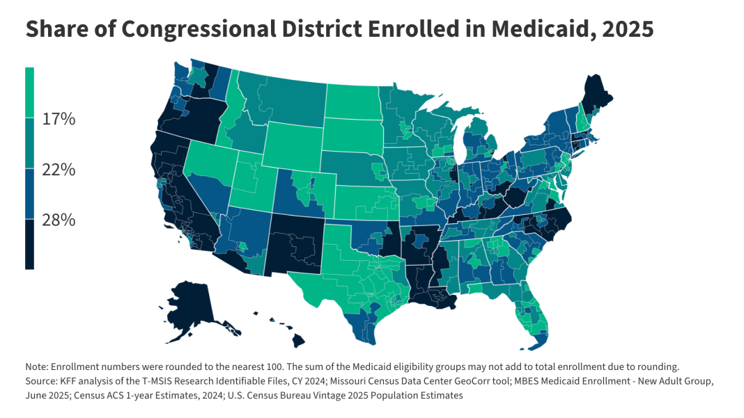 Map: Medicaid Enrollment by Eligibility Group