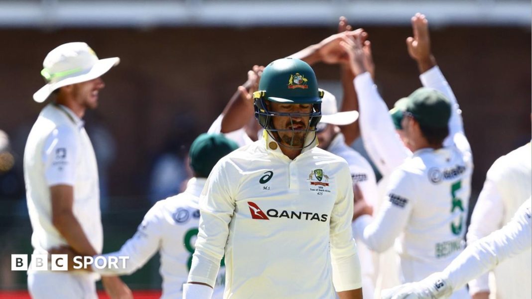 South Africa vs Australia: Tourists facing defeat after remarkable day with careers on the line