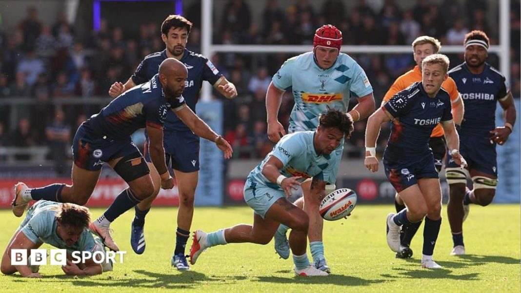 The Prem: Sale 28 -24 Harlequins - Late Sharks penalty try wins close game